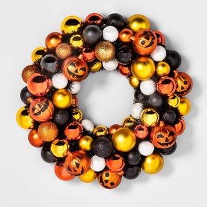 Jack-O-Lantern Halloween Wreath from Target